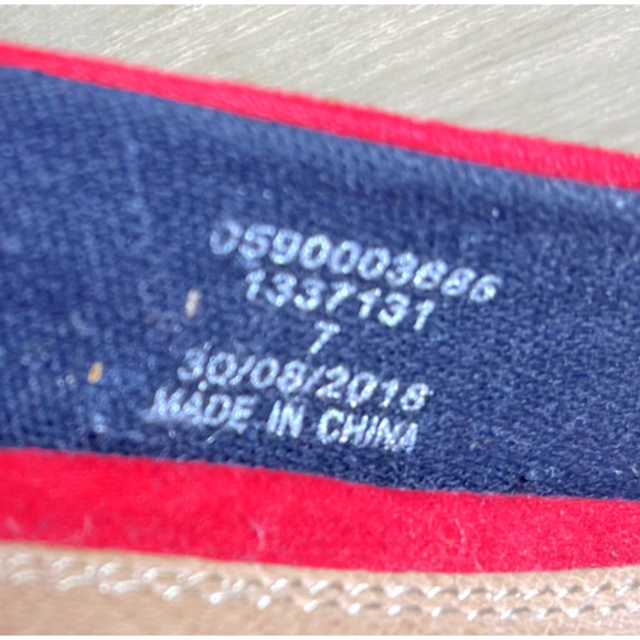 ASOS Red Suede Pointed Toe, Block Heel Pump - Size 7 - Picture 9 of 9